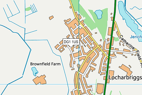 DG1 1US map - OS VectorMap District (Ordnance Survey)