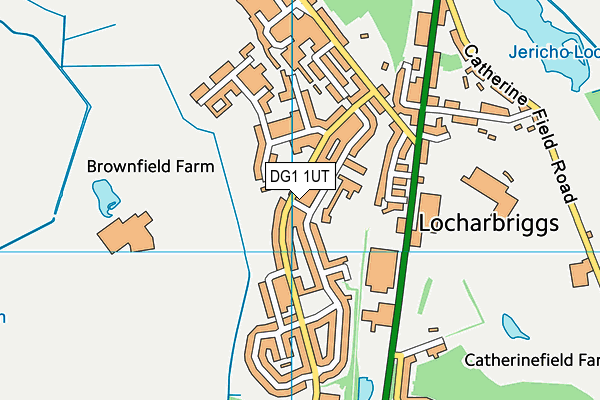 DG1 1UT map - OS VectorMap District (Ordnance Survey)