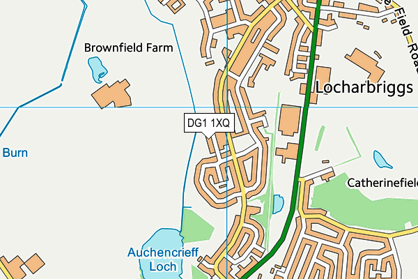 DG1 1XQ map - OS VectorMap District (Ordnance Survey)