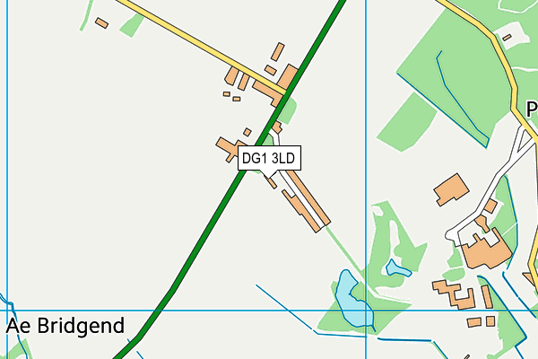DG1 3LD map - OS VectorMap District (Ordnance Survey)