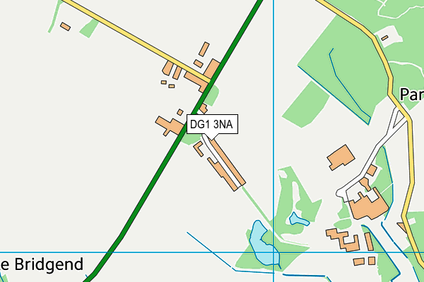 DG1 3NA map - OS VectorMap District (Ordnance Survey)