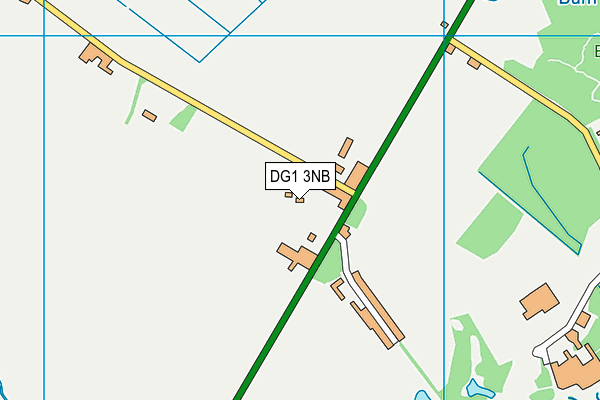 DG1 3NB map - OS VectorMap District (Ordnance Survey)