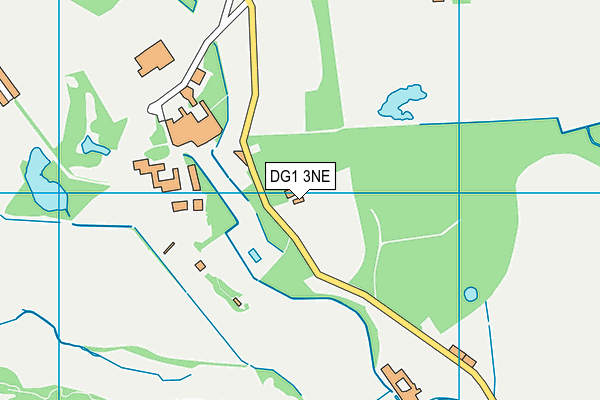 DG1 3NE map - OS VectorMap District (Ordnance Survey)