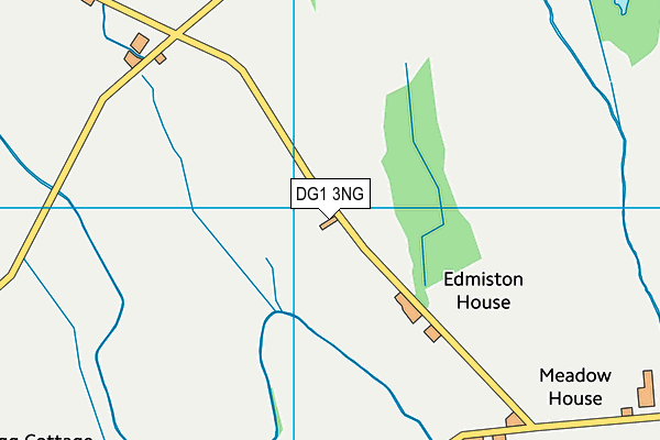 DG1 3NG map - OS VectorMap District (Ordnance Survey)