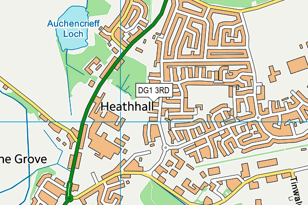 DG1 3RD map - OS VectorMap District (Ordnance Survey)