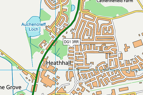 DG1 3RR map - OS VectorMap District (Ordnance Survey)