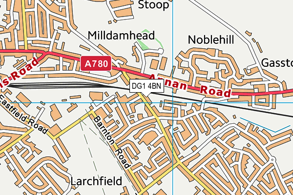 DG1 4BN map - OS VectorMap District (Ordnance Survey)