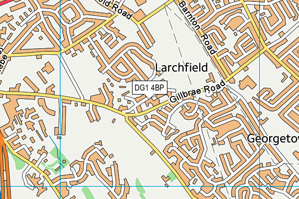 DG1 4BP map - OS VectorMap District (Ordnance Survey)