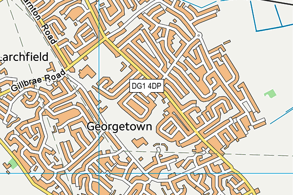 DG1 4DP map - OS VectorMap District (Ordnance Survey)