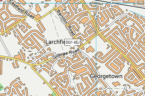 DG1 4EJ map - OS VectorMap District (Ordnance Survey)