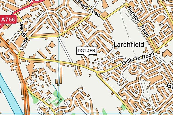 DG1 4ER map - OS VectorMap District (Ordnance Survey)