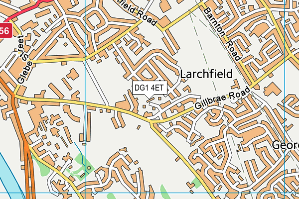 DG1 4ET map - OS VectorMap District (Ordnance Survey)
