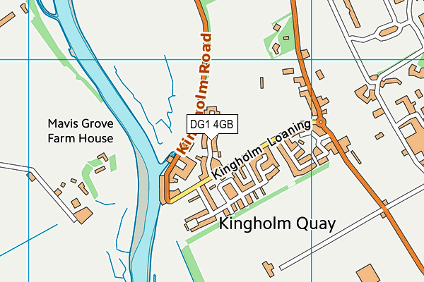 DG1 4GB map - OS VectorMap District (Ordnance Survey)
