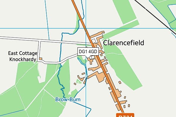 DG1 4GD map - OS VectorMap District (Ordnance Survey)