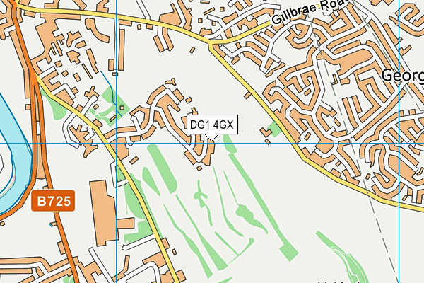 DG1 4GX map - OS VectorMap District (Ordnance Survey)