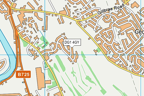 DG1 4GY map - OS VectorMap District (Ordnance Survey)