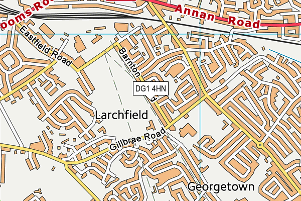 DG1 4HN map - OS VectorMap District (Ordnance Survey)