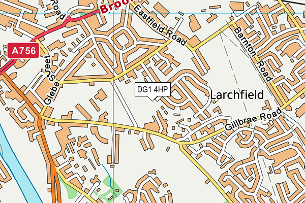 DG1 4HP map - OS VectorMap District (Ordnance Survey)