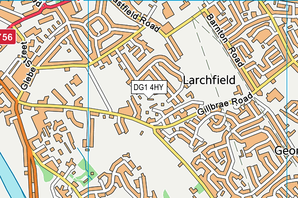 DG1 4HY map - OS VectorMap District (Ordnance Survey)