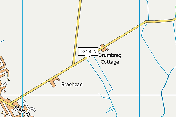 DG1 4JN map - OS VectorMap District (Ordnance Survey)