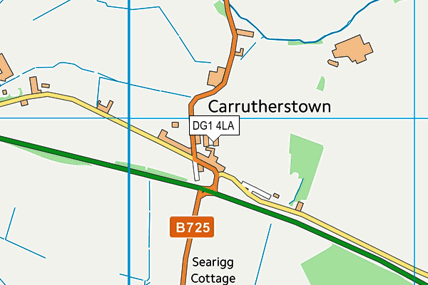 DG1 4LA map - OS VectorMap District (Ordnance Survey)