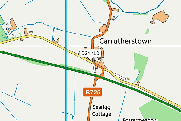 DG1 4LD map - OS VectorMap District (Ordnance Survey)