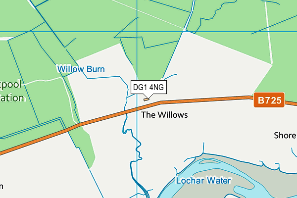 DG1 4NG map - OS VectorMap District (Ordnance Survey)