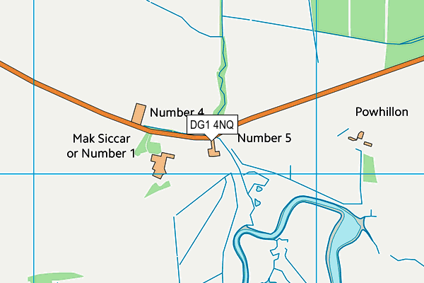 DG1 4NQ map - OS VectorMap District (Ordnance Survey)