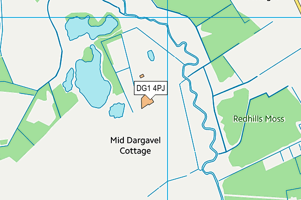 DG1 4PJ map - OS VectorMap District (Ordnance Survey)