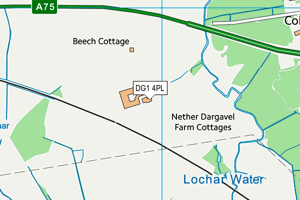 DG1 4PL map - OS VectorMap District (Ordnance Survey)