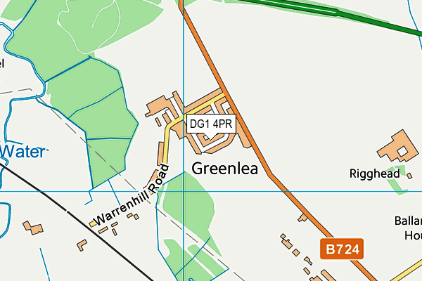 DG1 4PR map - OS VectorMap District (Ordnance Survey)