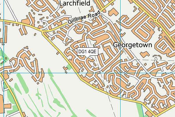 DG1 4QE map - OS VectorMap District (Ordnance Survey)