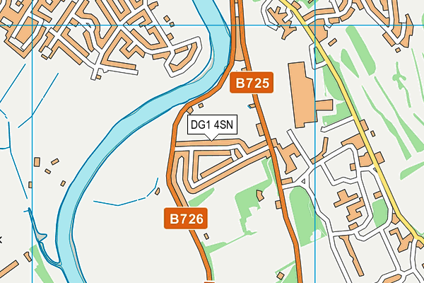 DG1 4SN map - OS VectorMap District (Ordnance Survey)