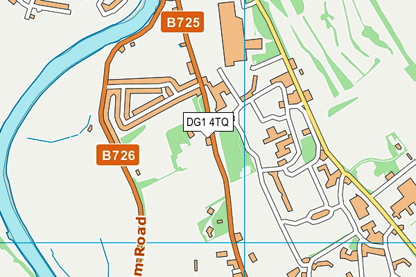 DG1 4TQ map - OS VectorMap District (Ordnance Survey)