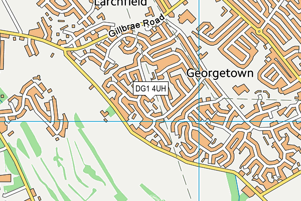 DG1 4UH map - OS VectorMap District (Ordnance Survey)