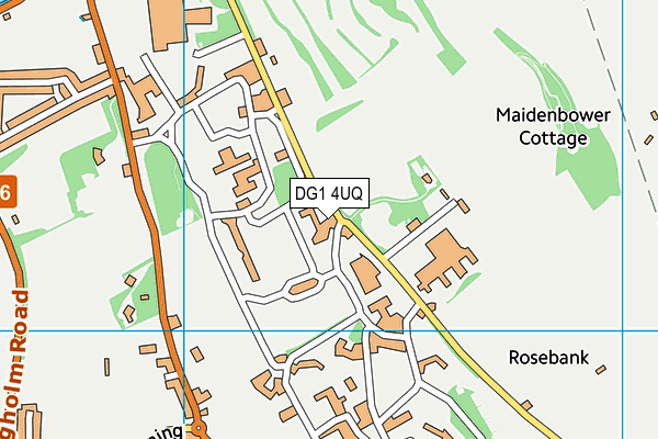 DG1 4UQ map - OS VectorMap District (Ordnance Survey)