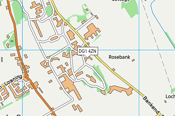 DG1 4ZN map - OS VectorMap District (Ordnance Survey)