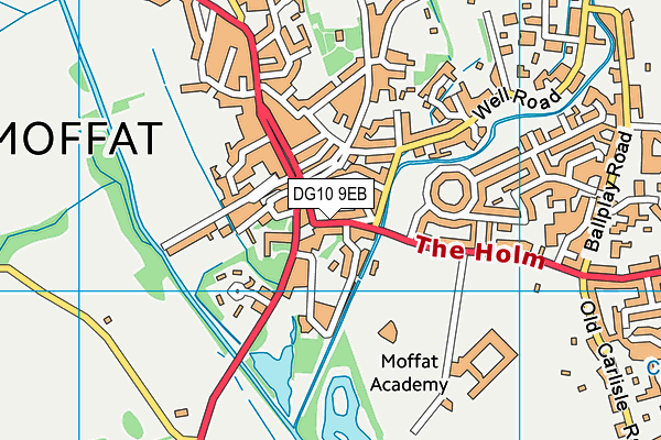 Map of THE MOFFAT INJURY CLINIC LTD. at district scale