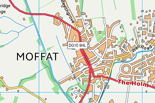 DG10 9HL map - OS VectorMap District (Ordnance Survey)