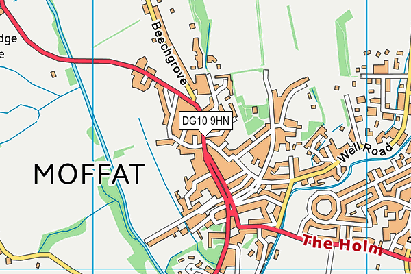 DG10 9HN map - OS VectorMap District (Ordnance Survey)