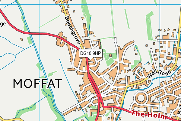 DG10 9HP map - OS VectorMap District (Ordnance Survey)