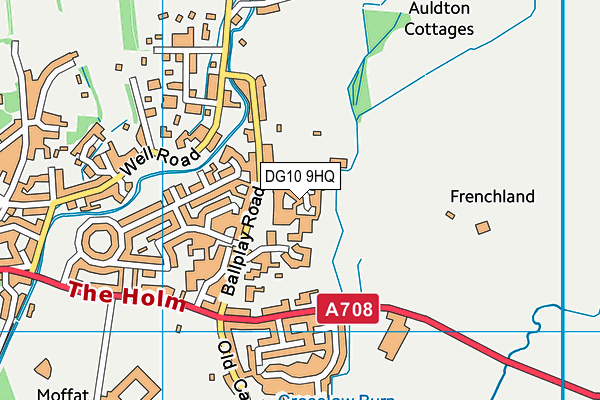 DG10 9HQ map - OS VectorMap District (Ordnance Survey)