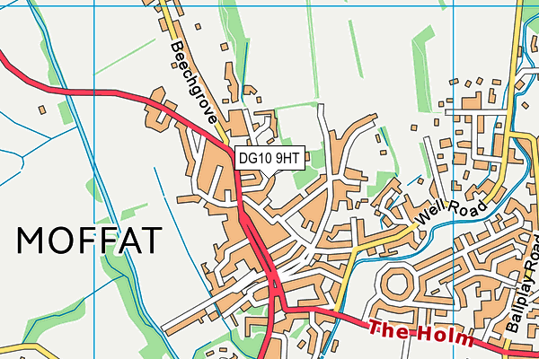 DG10 9HT map - OS VectorMap District (Ordnance Survey)