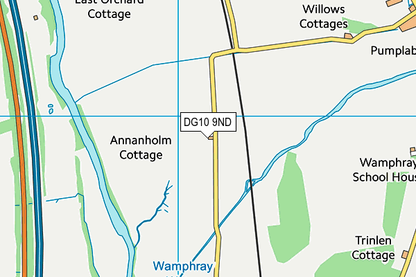 DG10 9ND map - OS VectorMap District (Ordnance Survey)