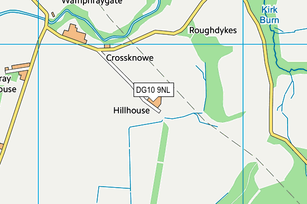 DG10 9NL map - OS VectorMap District (Ordnance Survey)