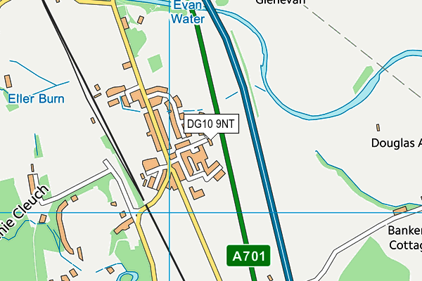 DG10 9NT map - OS VectorMap District (Ordnance Survey)