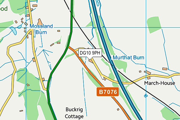 DG10 9PH map - OS VectorMap District (Ordnance Survey)