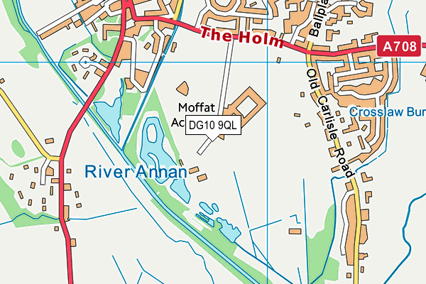 DG10 9QL map - OS VectorMap District (Ordnance Survey)