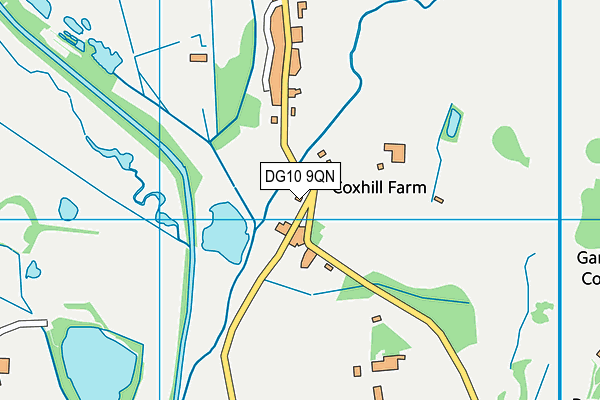 DG10 9QN map - OS VectorMap District (Ordnance Survey)