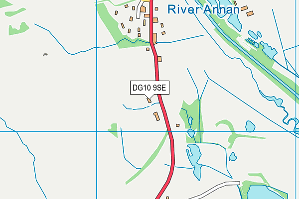 DG10 9SE map - OS VectorMap District (Ordnance Survey)